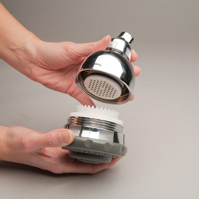 Culligan WSH-C125 Wall-Mounted Filtered Showerhead with Massage, 10,000 Gallon, Chrome,