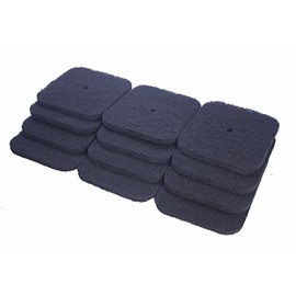 LTWHOME Replacement Carbon Filter fit for Catit Hooded and Jumbo Hooded Cat Pans codes 50695, 50696, 50700, 50701, 50702 (Pack of 12)