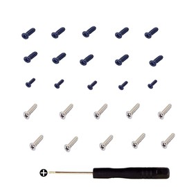 Headband Screws Replacement for Sony WH-1000XM5 Wireless Noise Canceling Headphones, 25 packs xm5 headphones screws, Over-Ear Headphones Headstock screws (10pcs black+10pcs Silver+5pcs black)