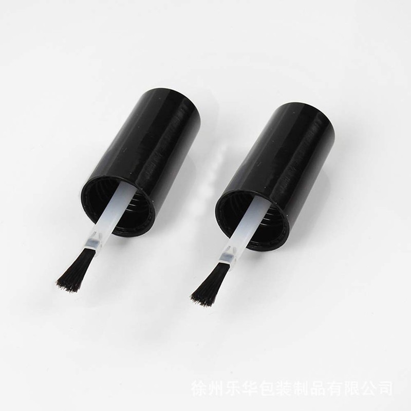 6Pcs 15ml(1/2 oz) Empty DIY Nail Polish Bottles Cylindrical Glass