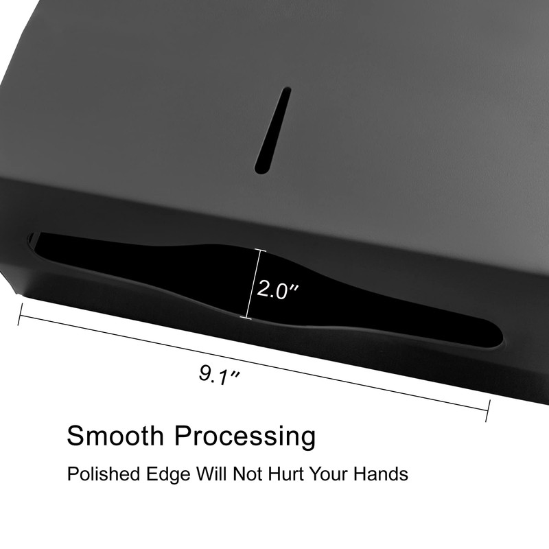 VANNSOO Commercial Paper Towel Dispenser Wall Mount, Tri-fold/Multi-fold/C-Fold Stainless Steel