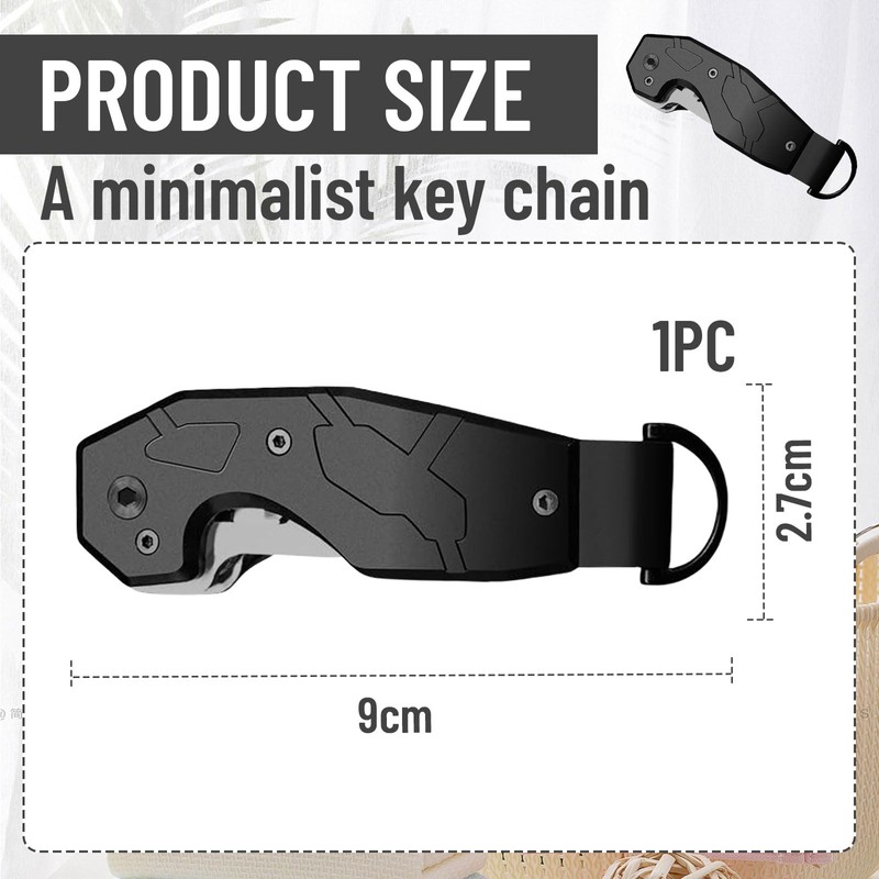 Hebterrka Compact Key Organiser with Integrated Tools - Holds 1
