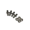 INFINAUTO 4Pcs Dark Green Metal Motorcycle Rear Driven Sprocket Screw
