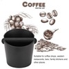 Coffee Knock Box Silicone Coffee Ground Dump Bin Container with