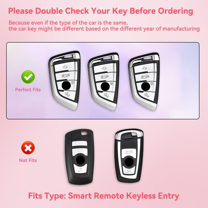 Car Key Case Cover with Diamond Bling Key Fob Made