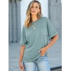 ANRABESS Women Oversized T Shirts Short Sleeve Summer Casual Loose