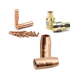 WeldingCity MIG Welding Gun .023" Accessory Kit (Contact Tip-Gas Nozzle-Gas Diffuser) for 100-150 Amp Miller Millermatic M-100/150 Hobart H-9/10