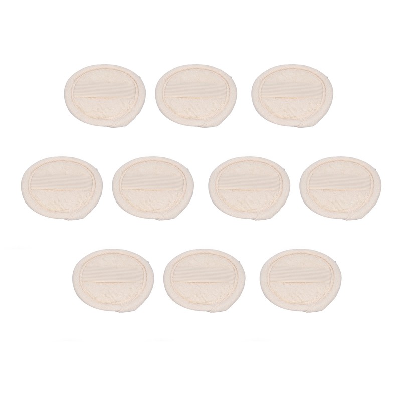 10pcs Loofah Facial Exfoliating Pads Round Shaped Reusable Gentle Scrubbing