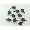Pack of 10 x Square Rotatable Weights for Fishing Sizes