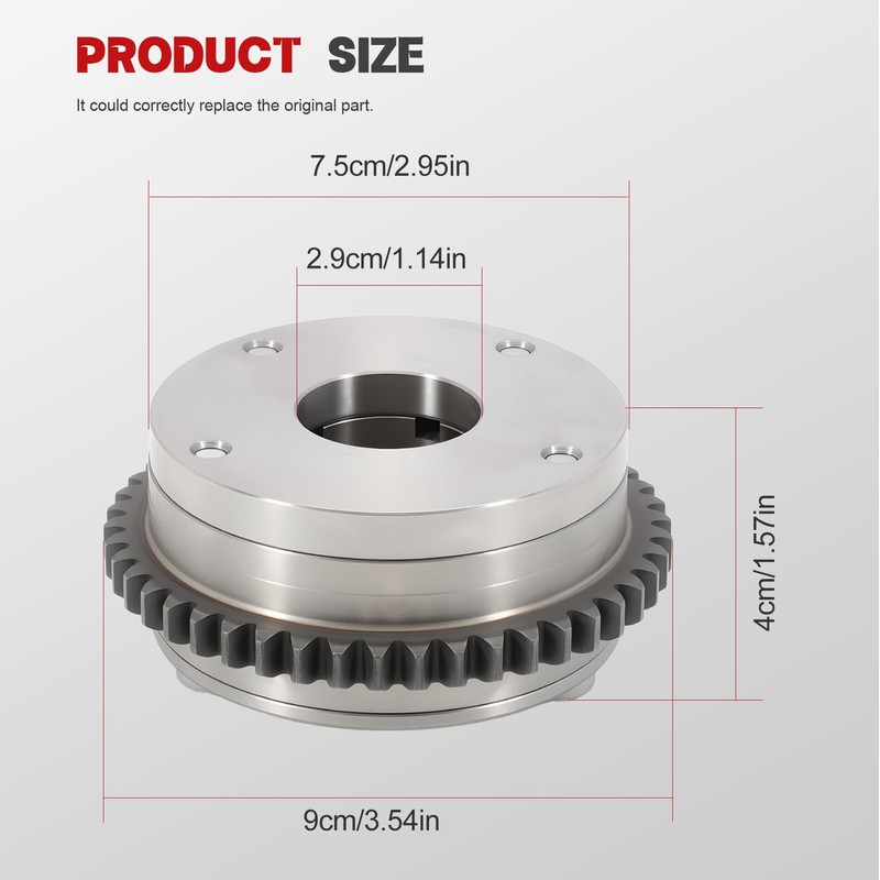 14310-RBC-003 ﻿VTC Actuator Intake Cam Gear 50 Degree for 2002-2001