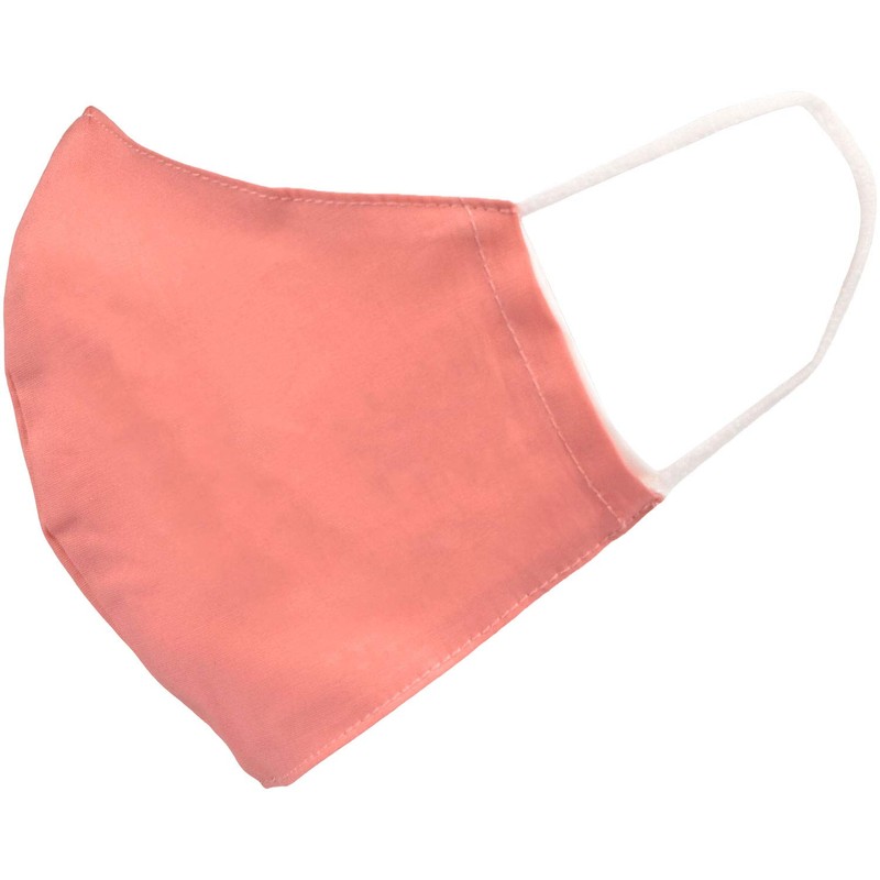 styleBREAKER Unisex Cotton Fabric Mask, Plain, Double Layer, Reusable, Washable,