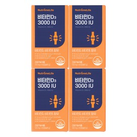 Nutrione Vitamin D3 3000 IU 100mg Jung Woo-sung Vitamin 60 Capsules 4 x 8 months supply / 뉴트리원 비타민D3 3000 IU 100mg 정우성 비타민 60캡슐 4개 8개월분