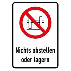 Daged Do not store or store sticker, 23 x 16 cm, sign ISO 7010 - P023 sticker T-165