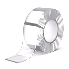 GTKWEX EXTRA STARKES TRANSPARENTES DOPPELSEITIGES KLEBEBAND – DOPPELSEITIGES KLEBEBAND FÜR DIE MONTAGE IM INNEN- UND AUßENBEREICH, WASSERFEST, SPURLOS, IDEAL FÜR WÄNDE UND FLIESEN (0,8 MM, 2 CM)