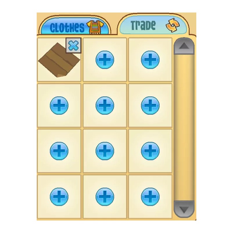 Animal Jam Classic AJ AJC Wood Floor Den Decoration Item