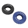 2Pcs Blue Black Rubber Tire Dog Chew Toy Safe Tire