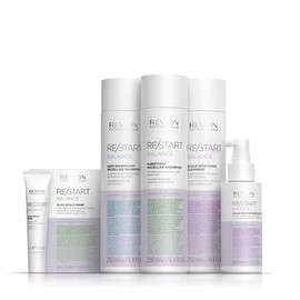 RE/START Balance Anti-Dandruff Micellar Shampoo, 250 ml, Micellar Shampoo for Hair & Scalp, Hair Shampoo to Reduce & Prevent Dandruff, Creamy Foam Against Flaky Scalp
