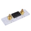 Gatuida Car Audio Fuse Holder Fusible Link Tone Plated Alloy