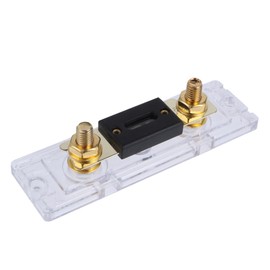 Gatuida Car Audio Fuse Holder Fusible Link Tone Plated Alloy Easy Mounting Sizing for Inverters