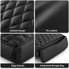 PU Leather Car Armrest Pad for Center Console – Quilted