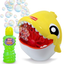 Kidzlane Shark Bubble Machine for Kids & Toddlers – Automatic Bubble Maker for Outdoor Toy and Parties – Shark Toy Gift for Toddlers