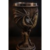 JRose Collections Dragon Skeleton Goblet Chalice – Medieval Gothic Wine