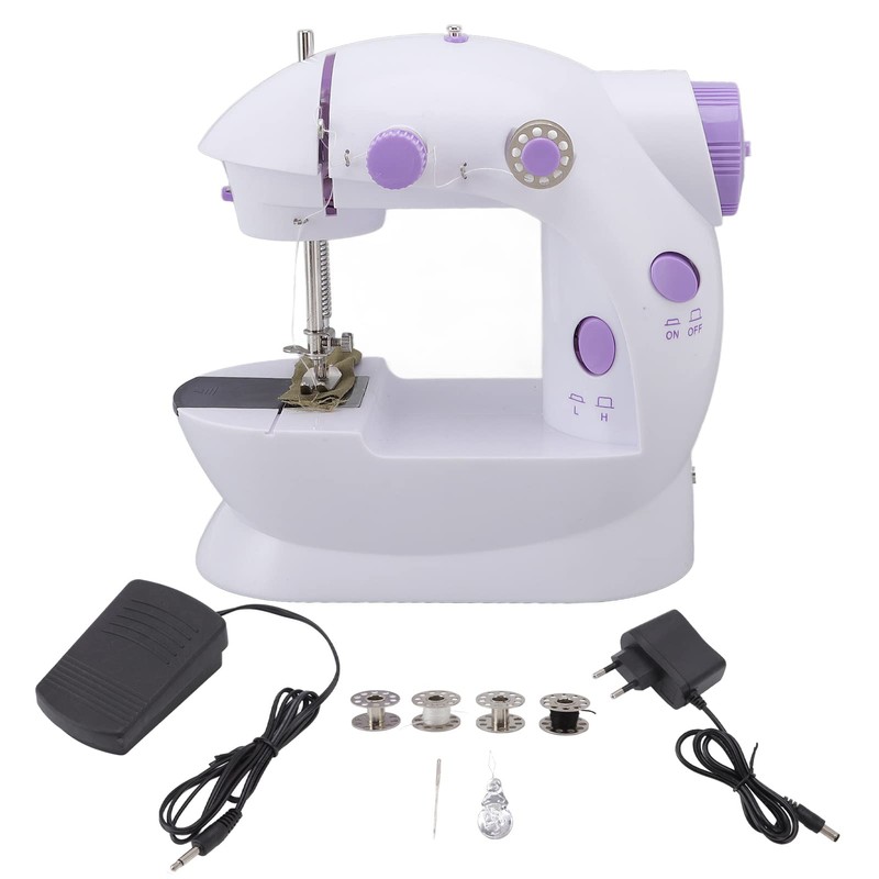 Mini Sewing Machine, Portable Sewing Machine with Light, Low Noise