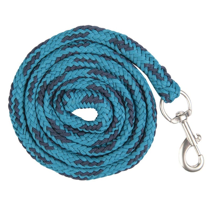 HKM Halter & Leadrope Set Crystal Soft Paded Petrol/Navy Shetland