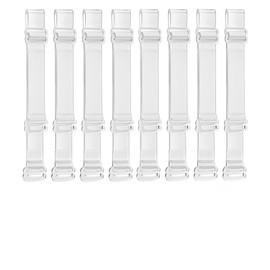 Invisible Clear Bra Straps, Invisible Clear Bra Straps, Transparent Bra Straps, Transparent Bra Straps, Adjustable Transparent Bra Straps for Women, 4 Pairs, transparent