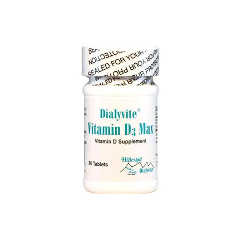 Dialyvite - Vitamin D3 Max - 50,000 IU - 80