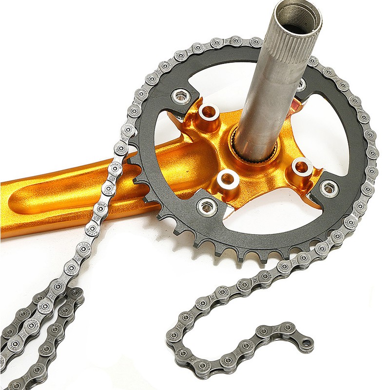 9 Speed Bicycle Chain Reusable Replacement Steel Mountain Road Bike