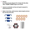 15PCS Racing Variator Kit for Chinese Scooter Moped ATV 4‑Stroke
