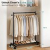 AOODA Short Clothing Rack for Hanging Clothes, Metal Small Clothes