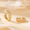Eahoopfm Clip on Earrings Women, 14K Gold Small Gold Hoop