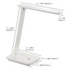 Ohm Electric DS-LS24DSM-W 06-3701 OHM LED Desk Lamp, White