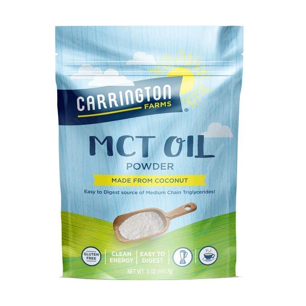 Carrington MCT Oil Powder Made from Coconut 5 oz (Pack of 2)