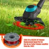 QENETY Strimmer Replacement Spool Compatible with Gardena Turbo Trimmer SmallCut