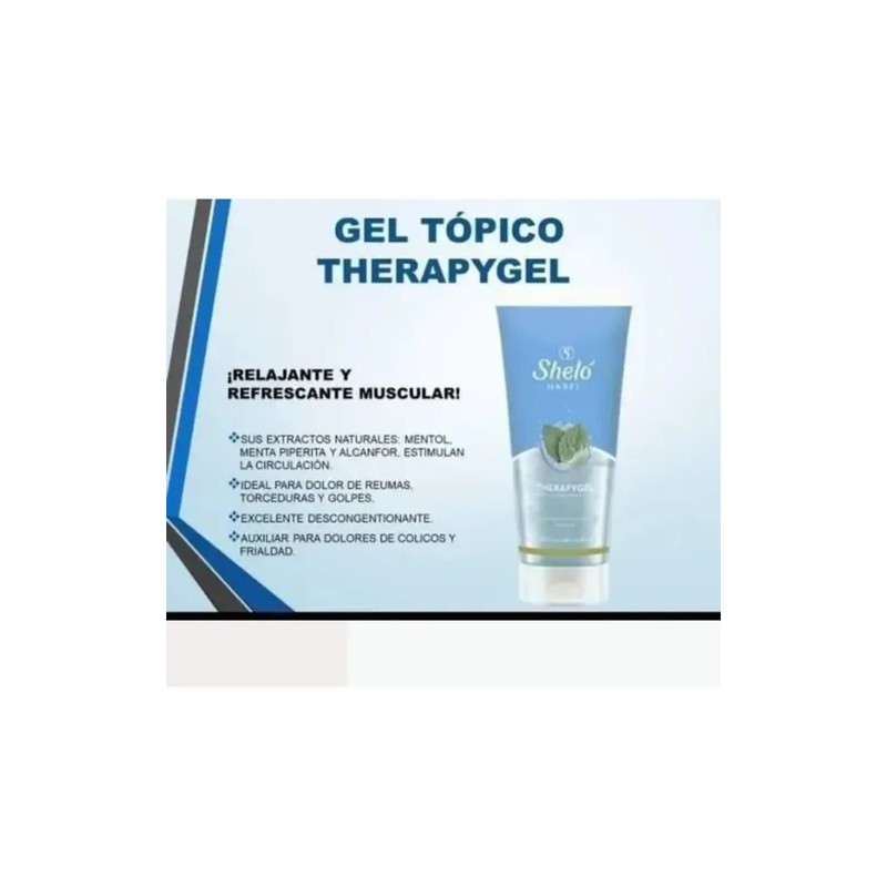 Gel Tópico Therapygel Con Extractos De Mentol Y Alcanfor 1pz
