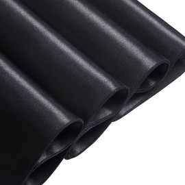 Counfeisly 1 Pack Rectangle Tablecloth Stain Resistant Wrinkle Free Silkly Soft Table Cloth, Satin Dining Table Cloths for Dining Room, Indoor and Outdoor Use, 60 x 120 Inches, Black