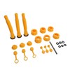 3 Sets Gas Can Spout Replacement Flexible Hoses Vent Covers