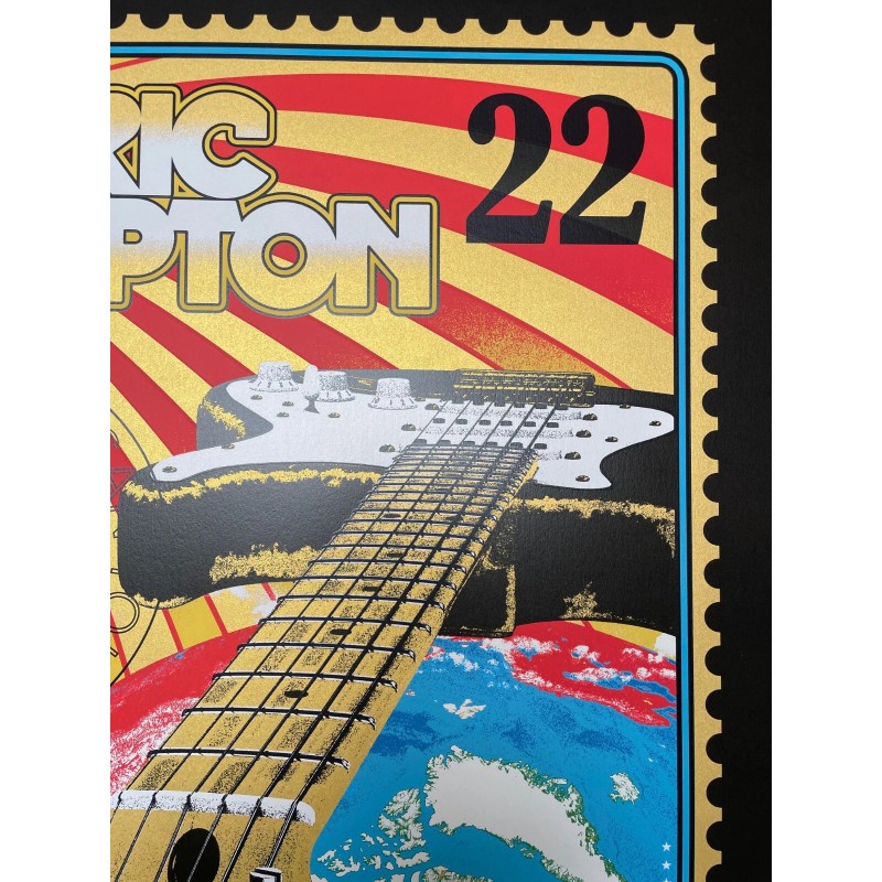 Eric Clapton North American Tour 2022 Poster Limited Edition by