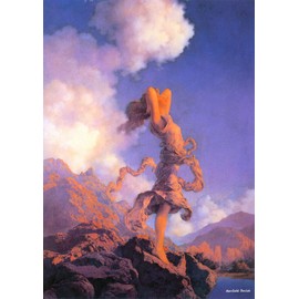 Ecstasy Maxfield Parrish Archival Pigment Print Hand Numbered Limited Edition (image 17x24 inches/paper 22x30 inches)