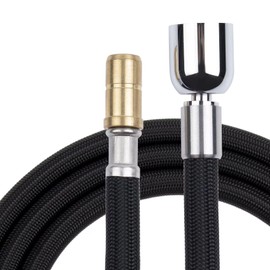 Kitchen Hose for Kohler Kitchen Faucet Parts K-1219935-BC，Pull Down Faucet Hose Replacement K-1304674-BC, Chrome Finish, 68 Inches