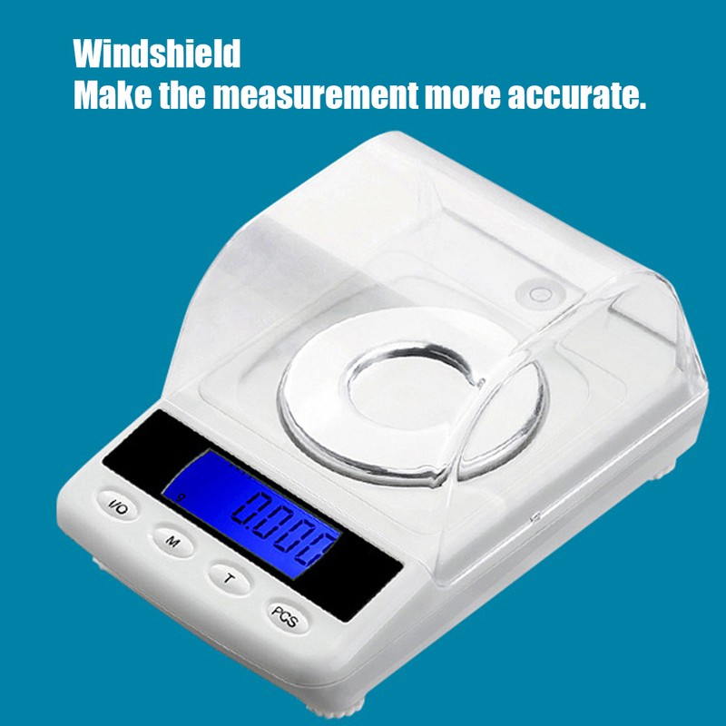 0.001g Electronic Jewelry Scale Mini Digital Scale Pocket Measurement Tool