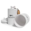 Barnyard Designs Large Dog Treat Container Airtight with Lid, Cute