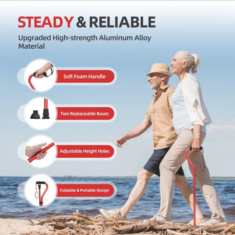BeneCane Walking Cane for Men & Women Adjustable Cane with