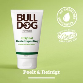 BULLDOG - Skin Care for Men | Original Exfoliating | Face Scrub for Purer Skin | 125 ml