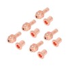 10Pcs Nozzle Electrode Kit Brass 176655 Electrode 176656 Nozzle Tip