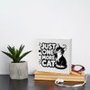 Funny Cat Desk Decor, Rustic Wooden Box Sign Cute Office