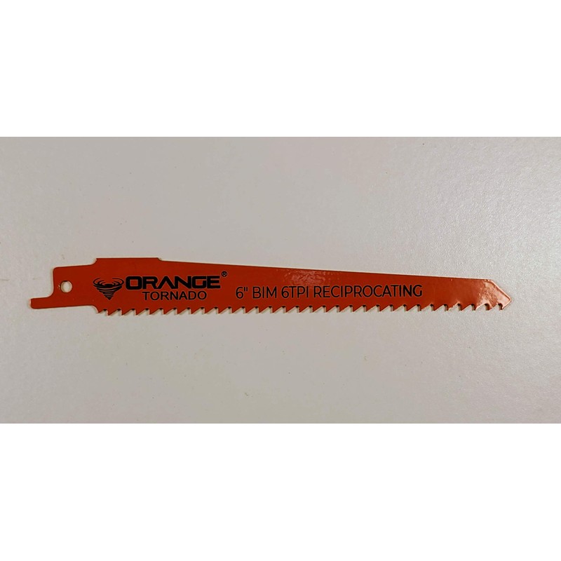 ORANGE TORNADO 5 Pack 6" 6TPI Bi Metal HSS/ M42